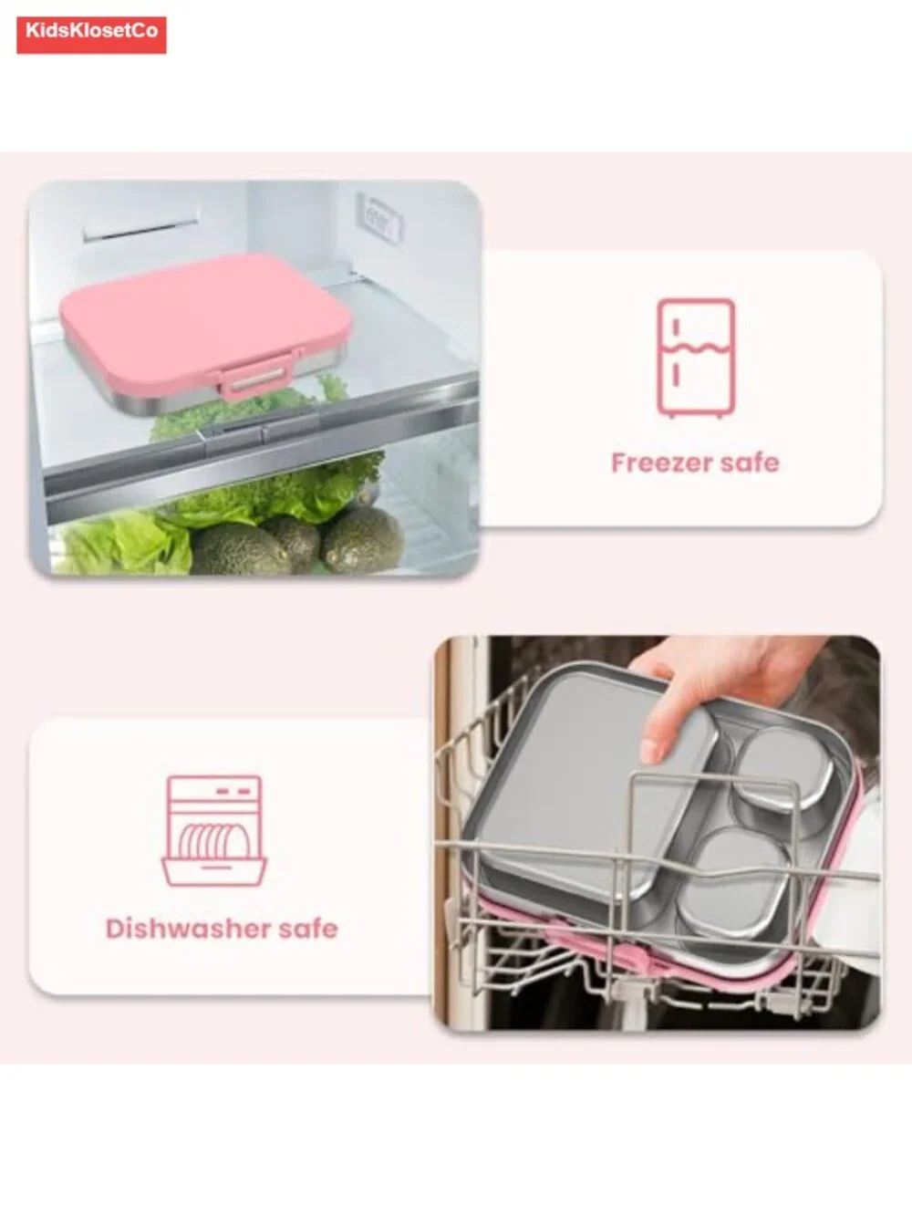Stainless Steel Bento Lunch Box with Insulated Soup Thermo, Leak-Proof,